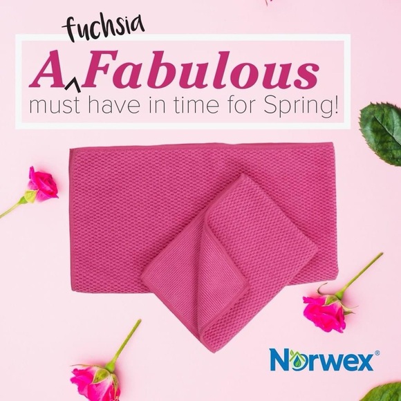 COPY - Norwex LE Fuchsia Diamond Texture Kitchen Towel ***no cloth, towel only*… - Picture 3 of 5